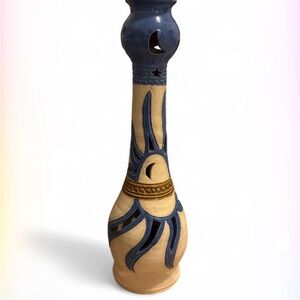 Sun & Moon & Star Celestial Pottery Incense Burner Cutout Ceramic Handmade Sign